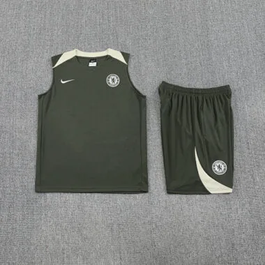 25-26 Chelsea Sleeveless Training Kits Football Tracksuits Cheap Football Jersey Wholesale Yupoo