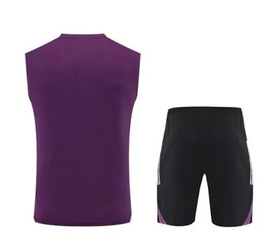 25-26 Manchester United Sleeveless Training Kits Football Tracksuits