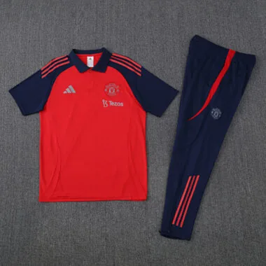 25-26 Manchester United Training Kits Tracksuits Polo Cheap Football Jersey Wholesale Yupoo