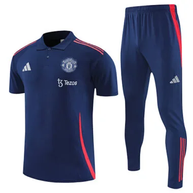 25-26 Manchester United Training Kits Tracksuits Polo Cheap Football Jersey Wholesale Yupoo