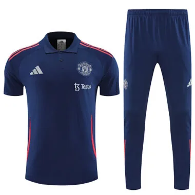 25-26 Manchester United Training Kits Tracksuits Polo Cheap Football Jersey Wholesale Yupoo