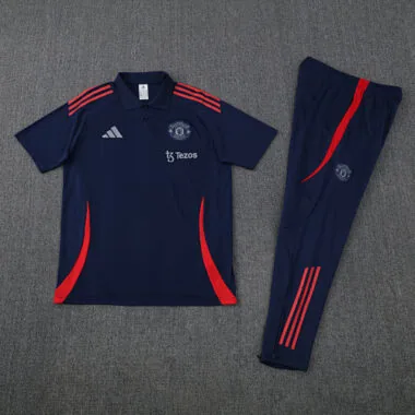 25-26 Manchester United Training Kits Tracksuits Polo Cheap Football Jersey Wholesale Yupoo