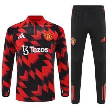 25-26 Manchester United Pre-Match Training Kits Tracksuits Cheap Football Jersey Wholesale Yupoo