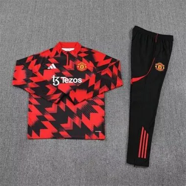 25-26 Manchester United Pre-Match Training Kits Tracksuits Cheap Football Jersey Wholesale Yupoo