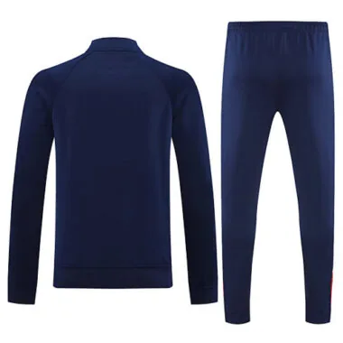 25-26 Manchester United Navy Tracksuit Long Jacket Suits Cheap Football Jersey Wholesale Yupoo