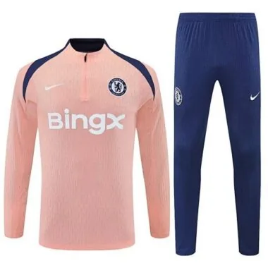 25-26 Chelsea Orange Training Kits Long Football Tracksuits Cheap Football Jersey Wholesale Yupoo
