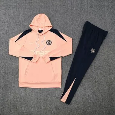 25-26 Chelsea Orange Hoodies Tracksuit Long Jacket Suits Cheap Football Jersey Wholesale Yupoo