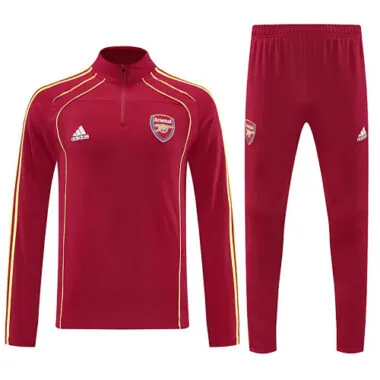 25-26 Arsenal UPB Training Kits Long Red Football Tracksuits Cheap Football Jersey Wholesale Yupoo