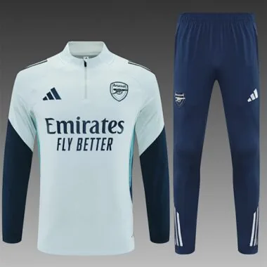 25-26 Arsenal Training Kits Long Gray Football Tracksuits Cheap Football Jersey Wholesale Yupoo