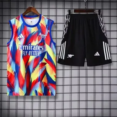 25-26 Arsenal Pre-Match Training Kits Football Vest Suits Cheap Football Jersey Wholesale Yupoo