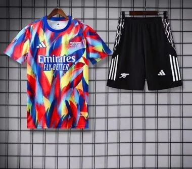 25-26 Arsenal Pre-Match Training Kits Football Tracksuits Cheap Football Jersey Wholesale Yupoo