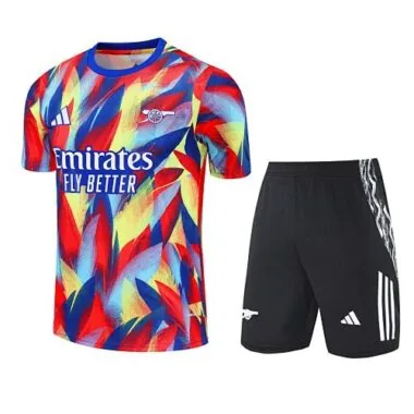 25-26 Arsenal Pre-Match Training Kits Football Tracksuits Cheap Football Jersey Wholesale Yupoo