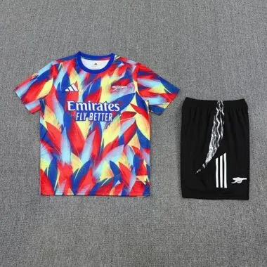 25-26 Arsenal Pre-Match Training Kits Football Tracksuits Cheap Football Jersey Wholesale Yupoo