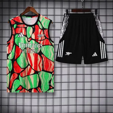 25-26 Arsenal Pre-Match Kits Football Vest Suits Cheap Football Jersey Wholesale Yupoo