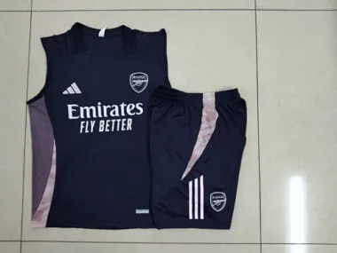 25-26 Arsenal Navy Training Kits Football Vest Suits Cheap Football Jersey Wholesale Yupoo
