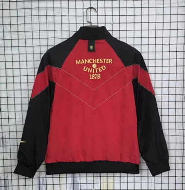 06-07 Manchester United Retro Red Windbreaker Jackets Cheap Football Jersey Wholesale Yupoo