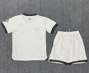 25-26 Kids West Ham United Away Kit Cheap Football Jersey Wholesale Yupoo