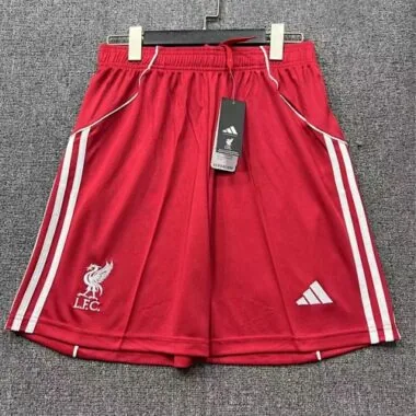 25-26 Liverpool Home Shorts S-2XL Cheap Football Jersey Wholesale Yupoo