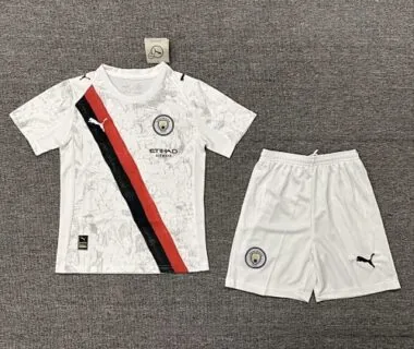 25-26 Kids Manchester City x KidSuper Kit 16-28 Cheap Football Jersey Wholesale Yupoo
