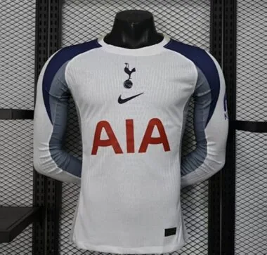 25-26 Player Tottenham Hotspur Home Kit Long Sleeve S-2XL Cheap Football Jersey Wholesale Yupoo