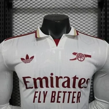 25-26 Player Arsenal Third Away Long Sleeve Kit S-2XL Cheap Football Jersey Wholesale Yupoo