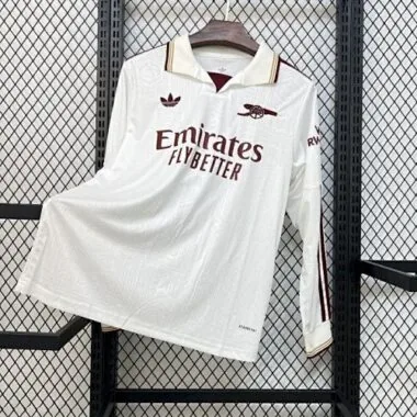 25-26 Arsenal Third Away Long Sleeve Kit S-4XL Cheap Football Jersey Wholesale Yupoo