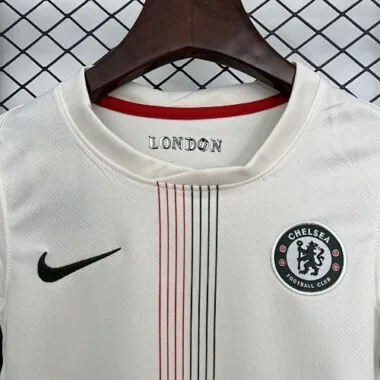 25-26 Kids Chelsea Away Kit Cheap Football Jersey Wholesale Yupoo