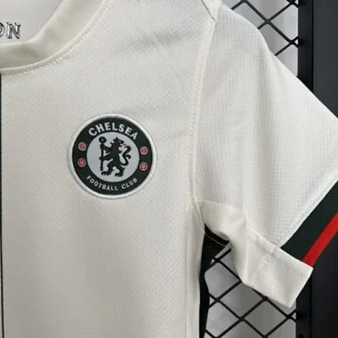 25-26 Kids Chelsea Away Kit Cheap Football Jersey Wholesale Yupoo