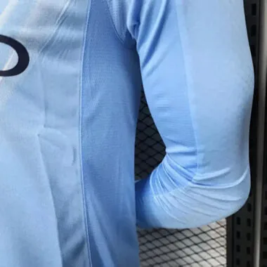 25-26 Players Manchester City Home Kit Long Sleeves Cheap Football Jersey Wholesale Yupoo