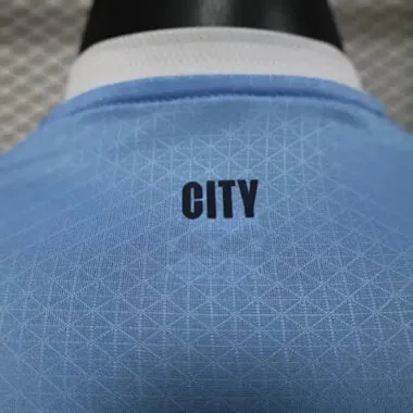 25-26 Players Manchester City Home Kit Long Sleeves Cheap Football Jersey Wholesale Yupoo