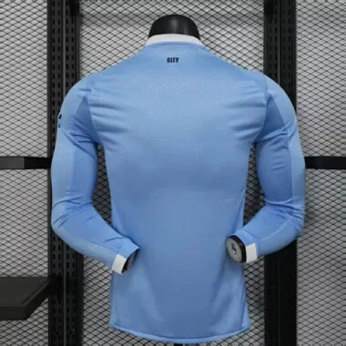 25-26 Players Manchester City Home Kit Long Sleeves Cheap Football Jersey Wholesale Yupoo