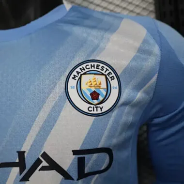 25-26 Players Manchester City Home Kit Long Sleeves Cheap Football Jersey Wholesale Yupoo