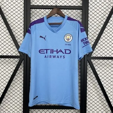 Retro 19-20 Manchester City Home S-XXL Cheap Football Jersey Wholesale Yupoo