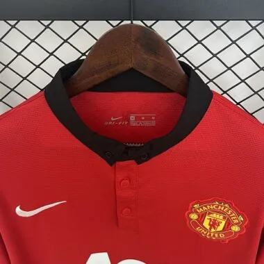 Retro 13-14 Long Sleeve Manchester United Home S-XXL Cheap Football Jersey Wholesale Yupoo