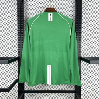 07-08 Manchester United Retro Long Sleeve Green Goalkeeper Kit Cheap Football Jersey Wholesale Yupoo