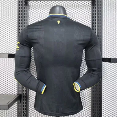 25-26 Player Manchester United Third Away Long Sleeve Kit Cheap Football Jersey Wholesale Yupoo