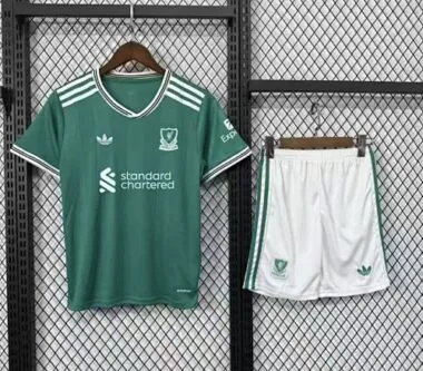 25-26 Kids Liverpool Third Away Kit 16-28 Cheap Football Jersey Wholesale Yupoo