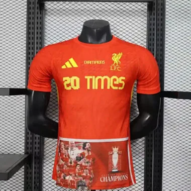 25-26 Players Liverpool Red Special Edition Kit Cheap Football Jersey Wholesale Yupoo
