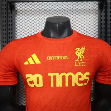 25-26 Players Liverpool Red Special Edition Kit Cheap Football Jersey Wholesale Yupoo
