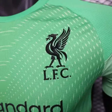 25-26 Players Liverpool Green Goalkeeper Kit Cheap Football Jersey Wholesale Yupoo