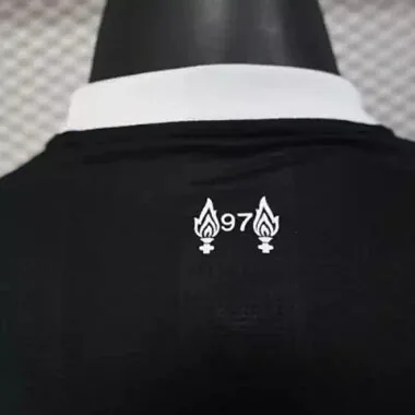25-26 Players Liverpool Black Goalkeeper Kit Cheap Football Jersey Wholesale Yupoo