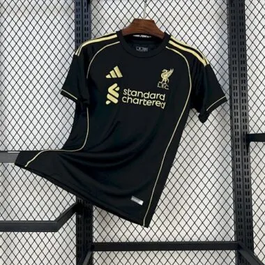 25-26 Liverpool Black & Golden Special Edition Kit S-2XL Cheap Football Jersey Wholesale Yupoo