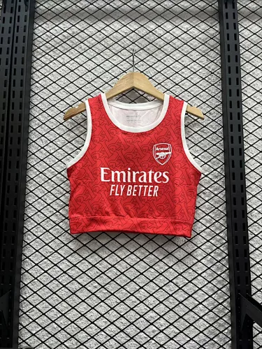 25-26 Arsenal Home Women#039;s Vest Cheap Football Jersey Wholesale Yupoo