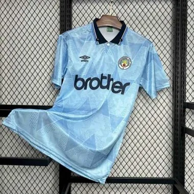 89-91 Retro Manchester City Home S-XXL