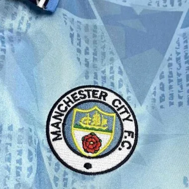 89-91 Retro Manchester City-thuisshirt S-XXL