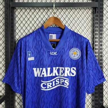 Maglie da calcio retrò del Leicester City (92-94), da casa, taglie S-XXL, a prezzi convenienti