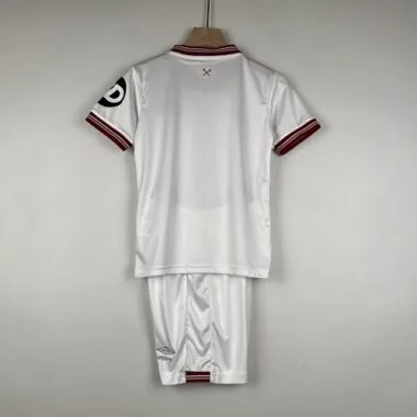 23-24 Kids West Ham United Away size 16-28 Soccer Jersey