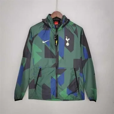 21-22 Tottenham Hotspur Green&Blue Windbreaker