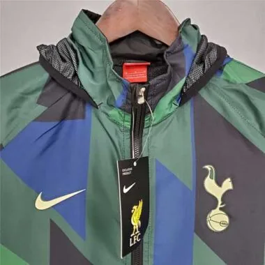 21-22 Tottenham Hotspur Green&Blue Windbreaker