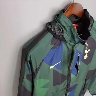 21-22 Tottenham Hotspur Green&Blue Windbreaker